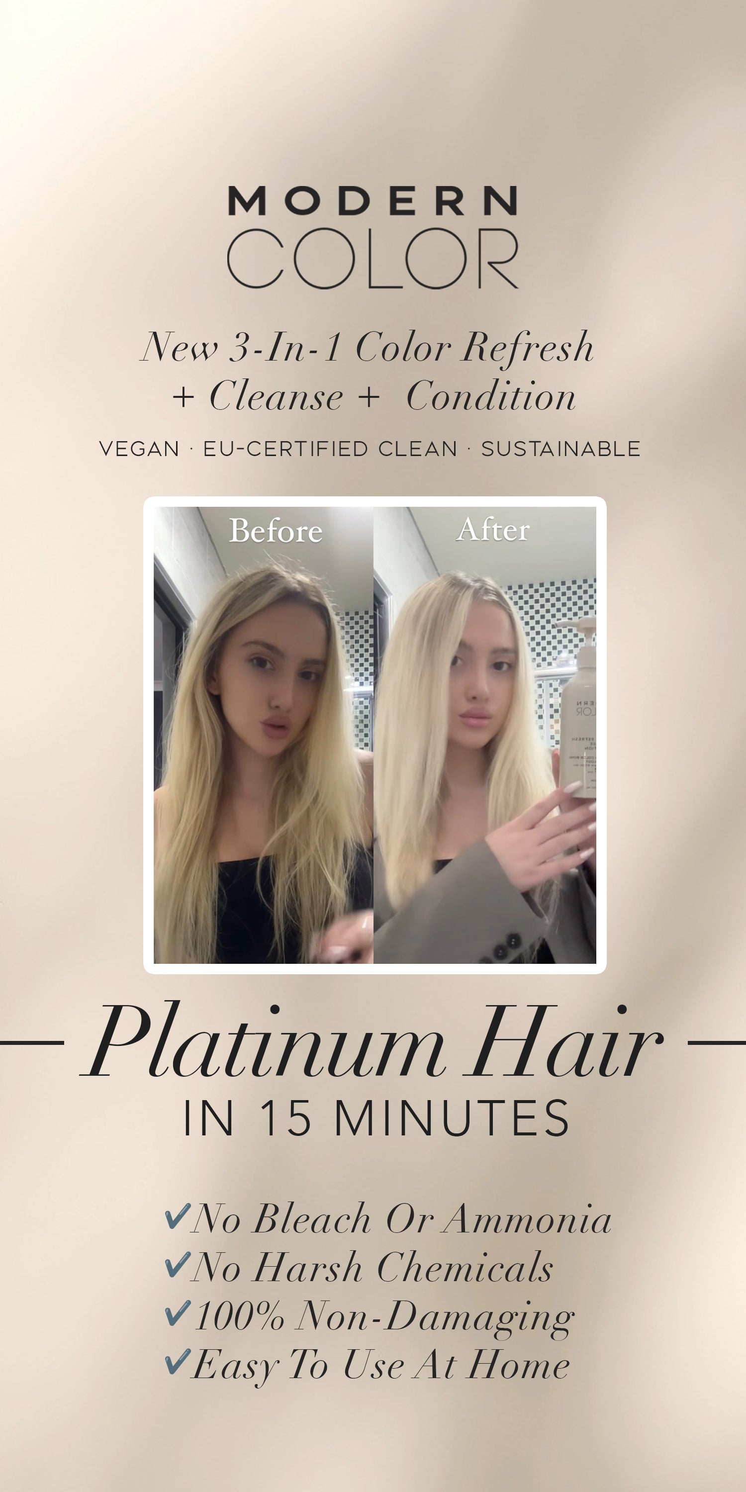 3-In-1 Color Refresh + Cleanse + Condition