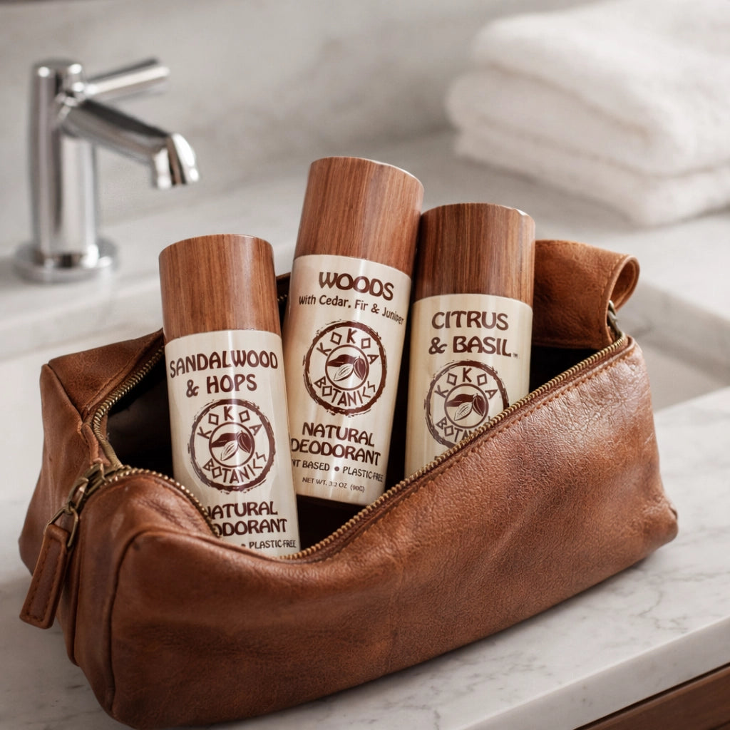 Natural Vegan Deodorant Gift Set for Men – Nature's Glow Emporium