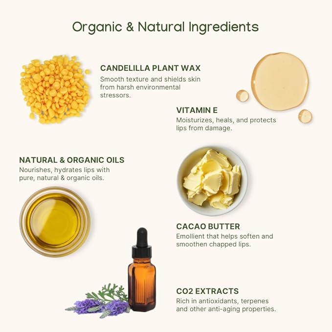 ILIKA Organic Lip Balm, Classic Collection