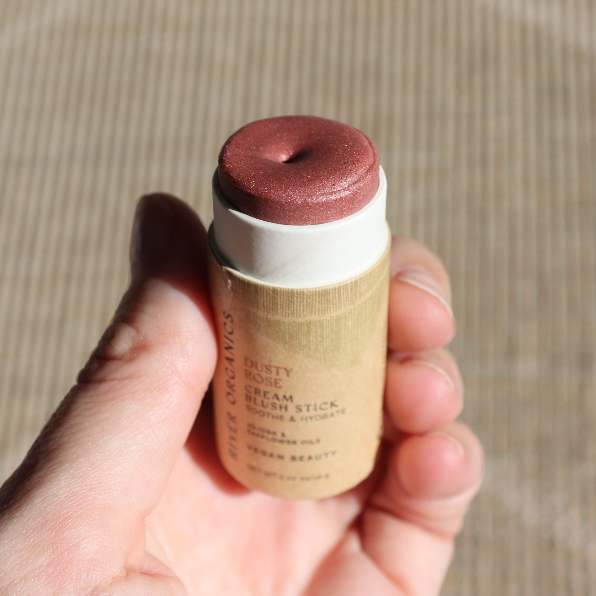 Creamy Vegan Blush Stick in Dusty Rose