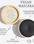 Black Vegan Zero-Waste Mascara