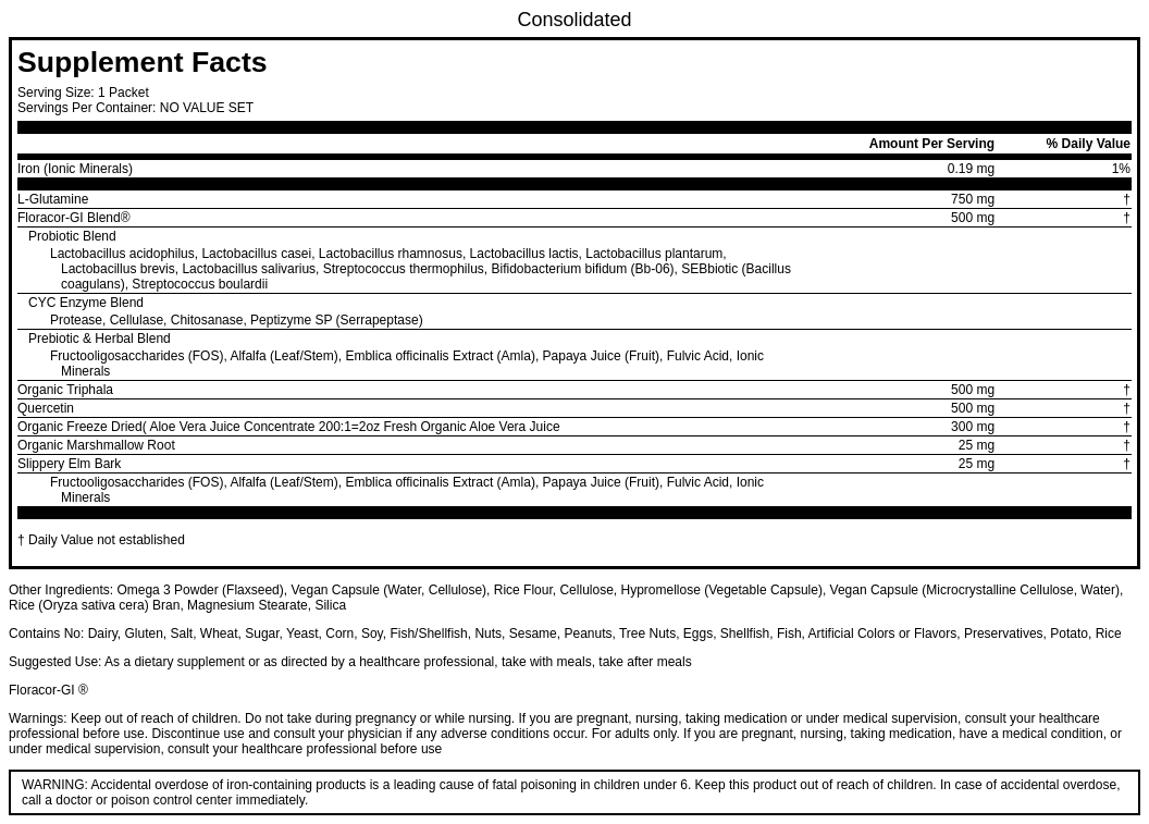 Gut Pack - Nature's Glow Emporium