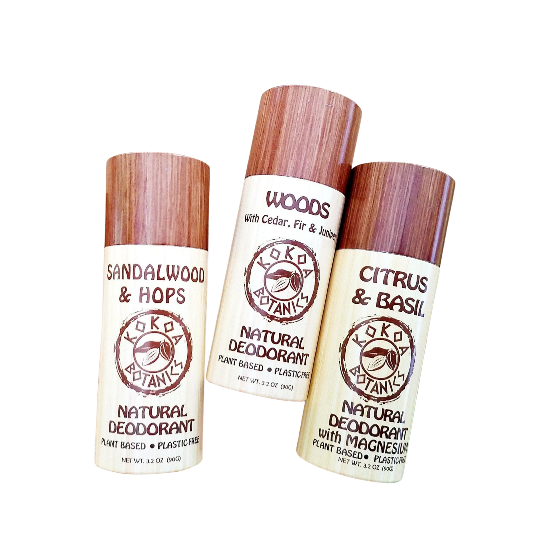 Natural Vegan Deodorant Gift Set for Men – Nature's Glow Emporium