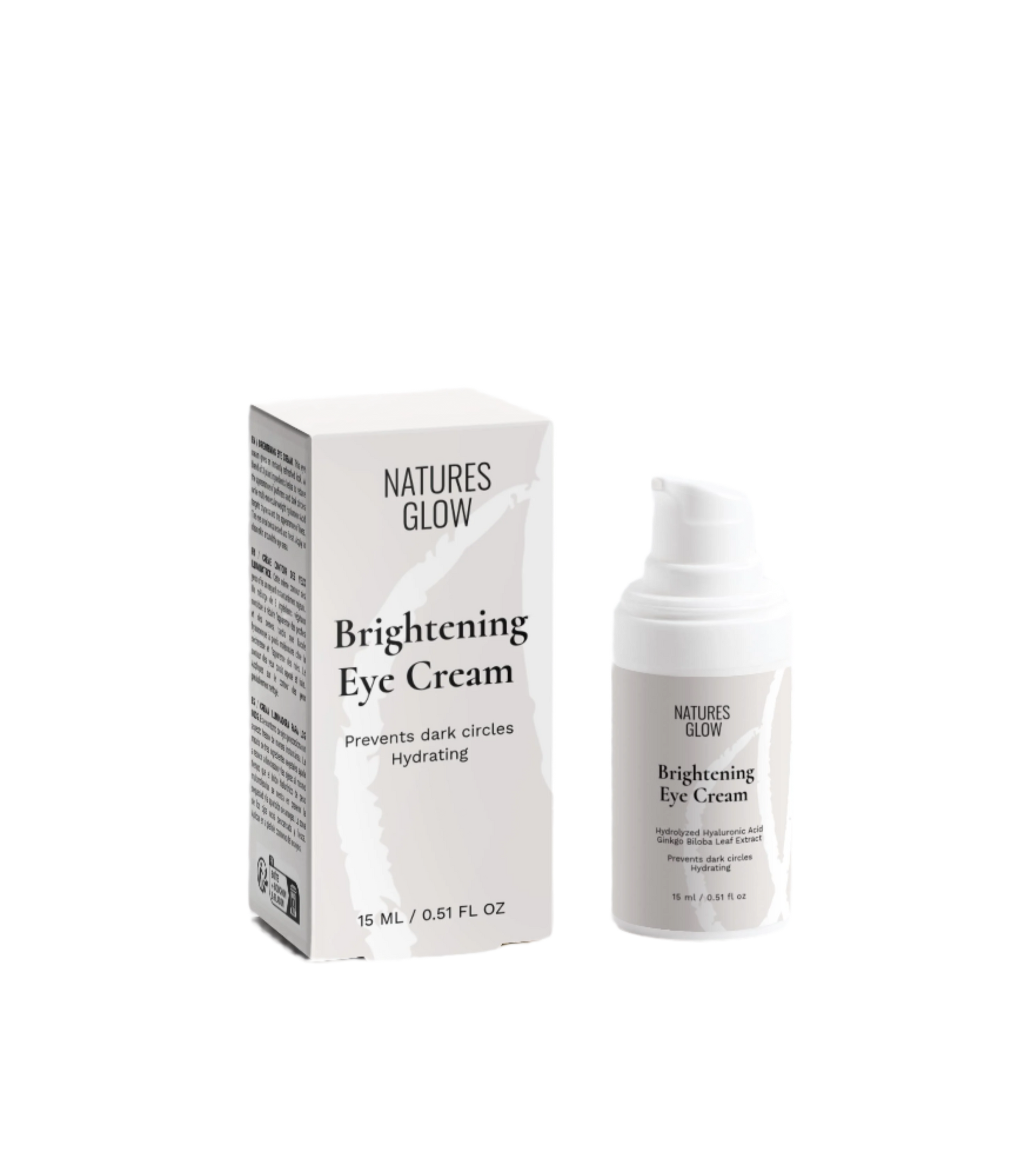 natures glow brightening eye cream